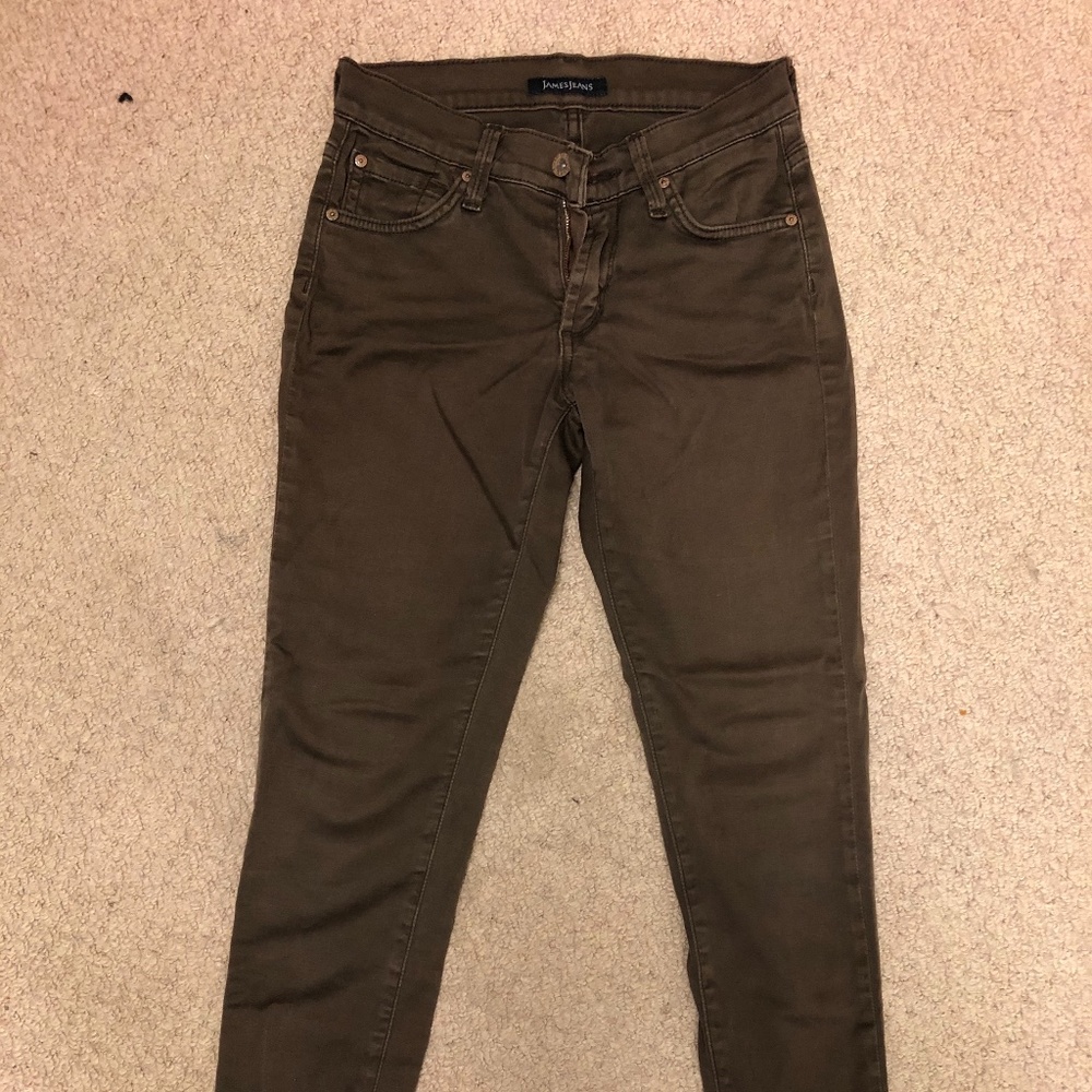 James Jeans Twiggy Ankle 24 olive green